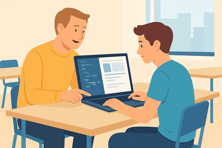 Tvorba webových stránek (created with AI)